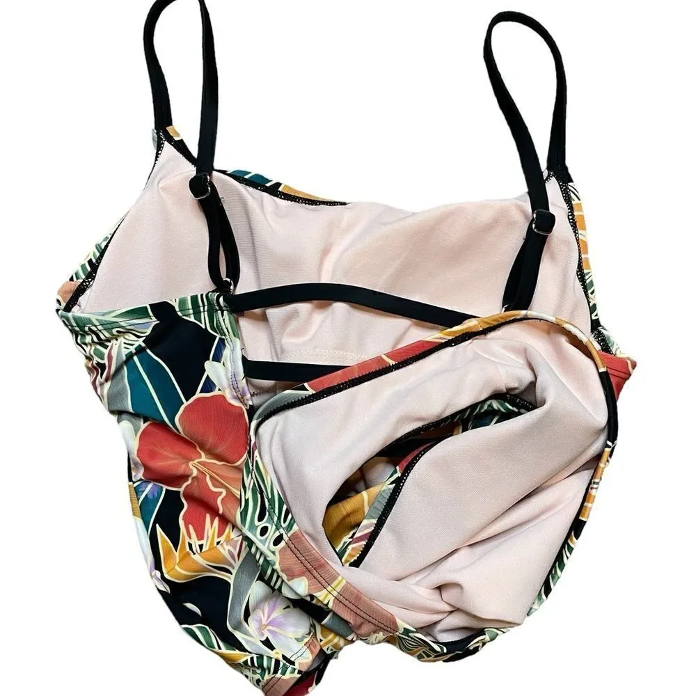 HURLEY One Piece Swimsuit Size Medium
